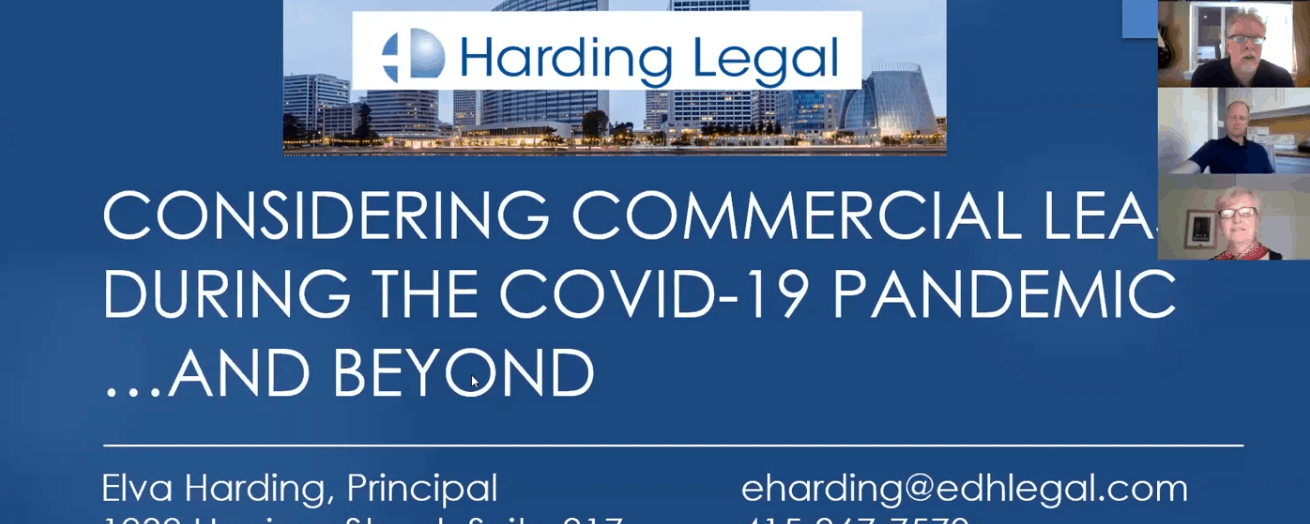 [5/7/20 Zoom Meeting] Considering Commercial Leases during the COVID-19 Pandemic?