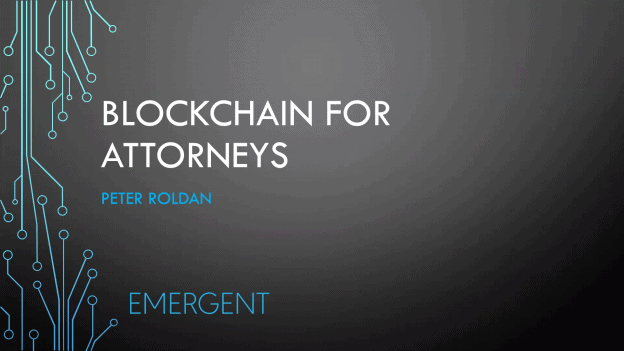 [8/20/20 Zoom Meeting] Blockchain for Lawyers