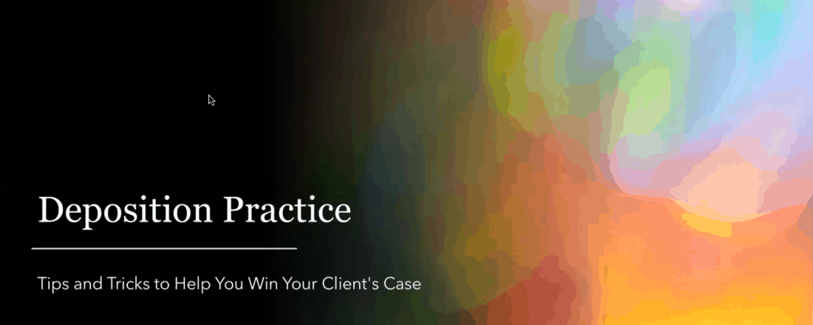 [9/3/20 Zoom Meeting] Deposition Practice: Tips and tricks to help you win your client’s case